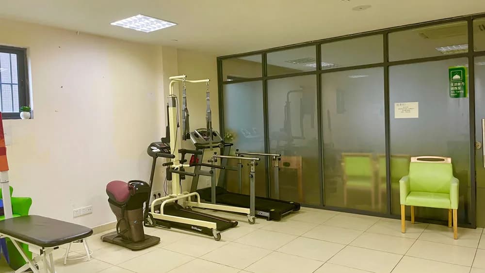 Rehabilitation equipment at the NeuroLife centre